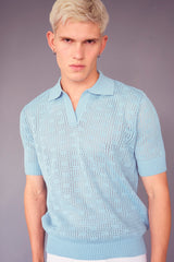 SACO PINTO BABY BLUE UNISEX