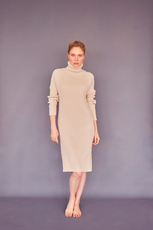 VESTIDO REGINA BEIGE